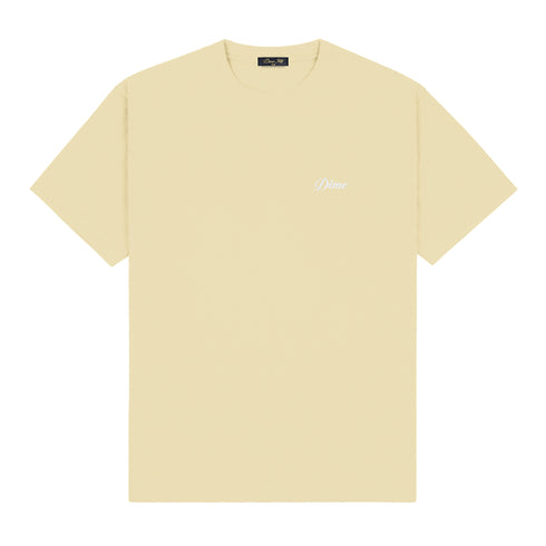 Dime Cursive Small Logo T-Shirt - Cloud Cream - Streetart.fr